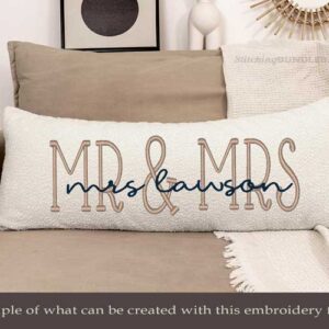 stronger than storm embroidery font bx