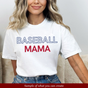 beyond duo embroidery baseball