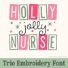 Starlight Embroidery Trio Font