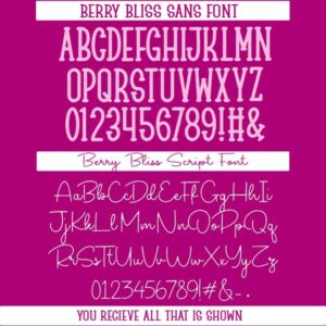 Berry Bliss Duo Embroidery Font bx format