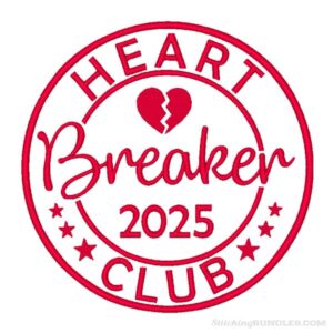 15 Heart Breaker Embroidery