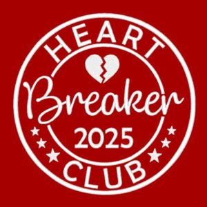 15 Heart Breaker clubEmbroidery