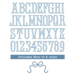 Fishtail Monogram Embroidery bx