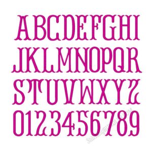 Fishtail Embroidery Font monogram