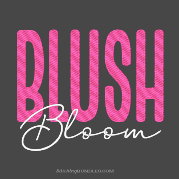 blush and bloom duo embroidery