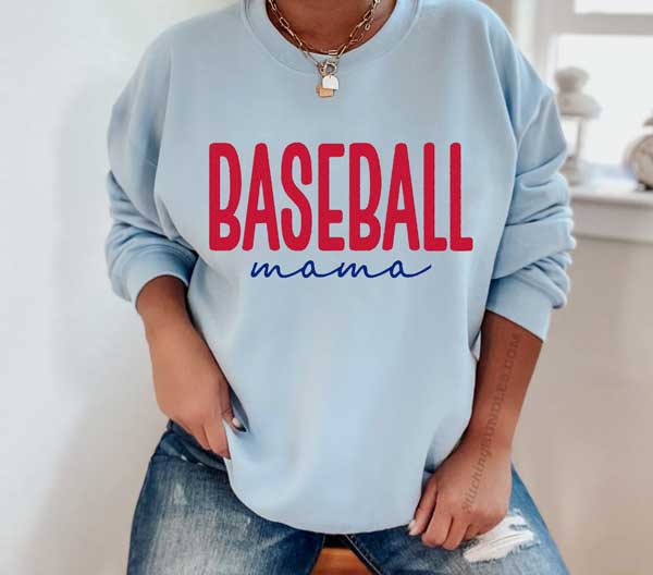 Blush & Bloom Duo baseball embroidery