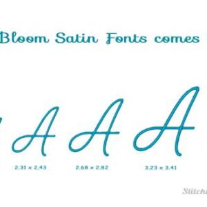 Blush & Bloom Duo embroidery font script