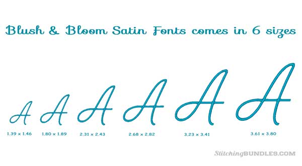 Blush & Bloom Duo embroidery font script