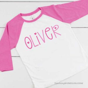 cursive embroidery font bx