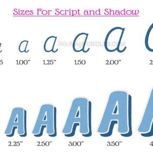 Shady Lady Duo Embroidery Font bx