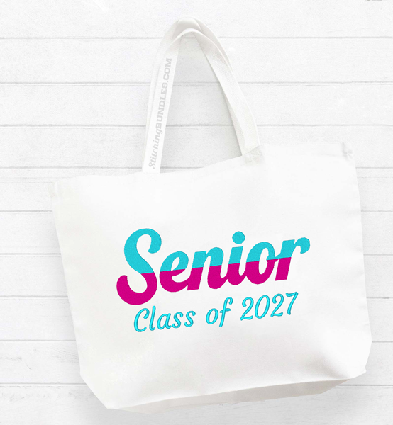 Senior Class of 2027 Embroidery bag