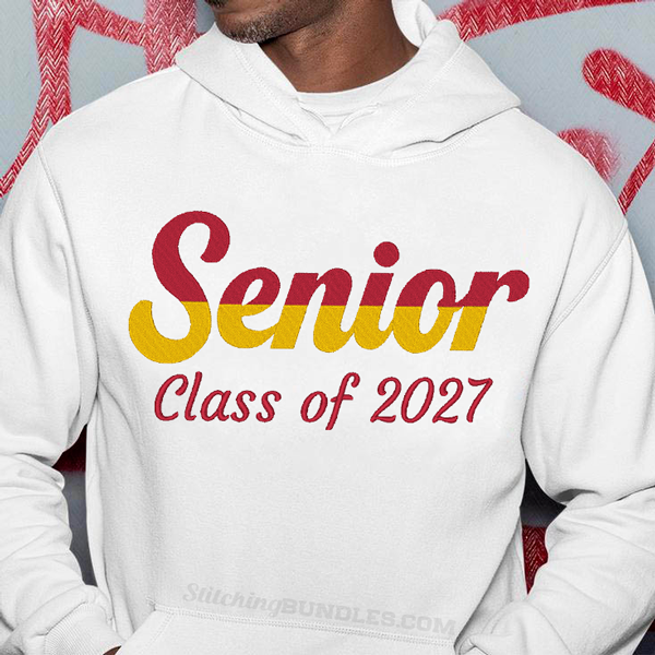 Senior Class of 2027 machine Embroidery