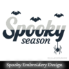 spooky season embroidery